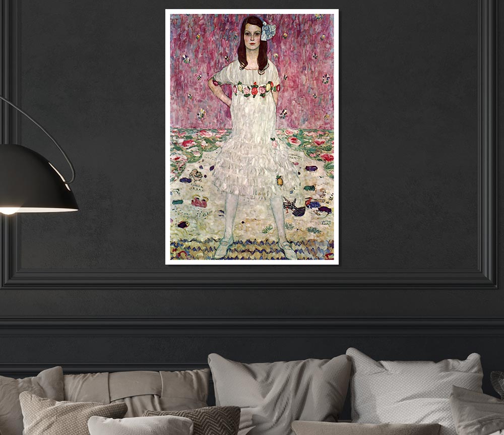 Klimt Eugenia Primavesi Print Poster Wall Art