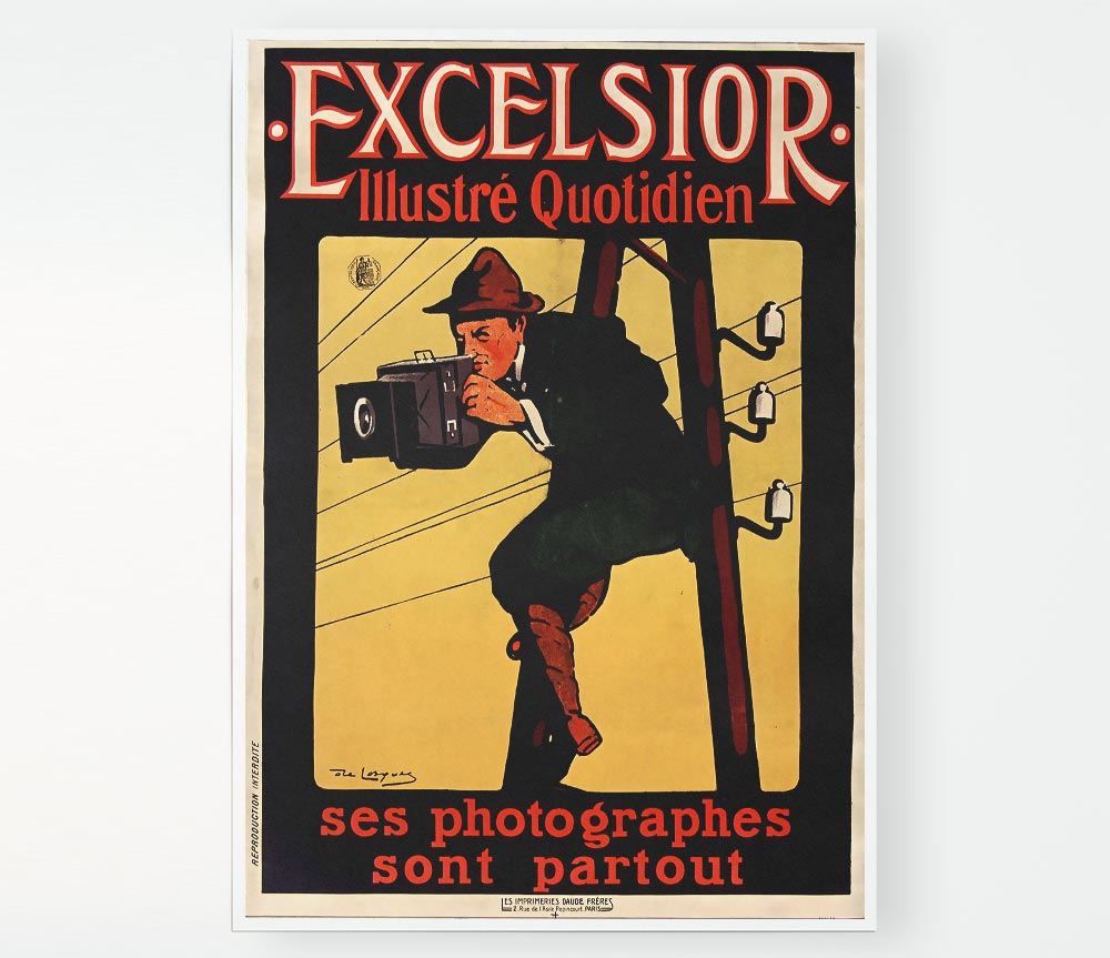 Excelsior Affiche Print Poster Wall Art