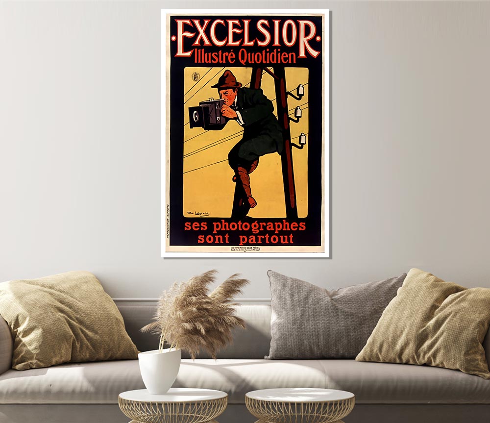 Excelsior Affiche Print Poster Wall Art