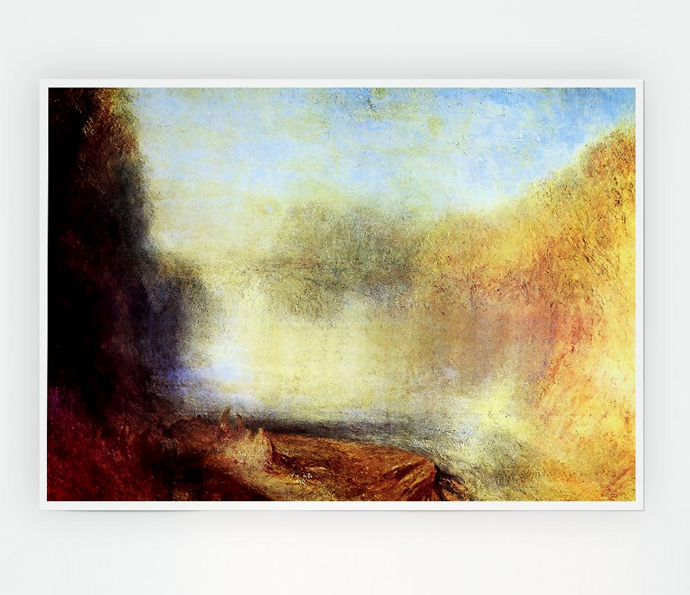 Joseph Mallord Turner Falls Of The Clyde Print Poster Wall Art