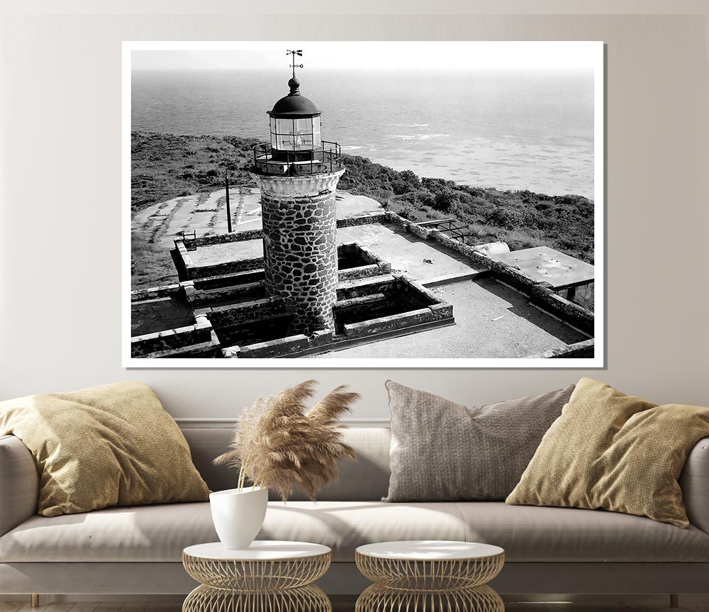 Ansel Adams Faro Isla De Culebritas 2 Print Poster Wall Art