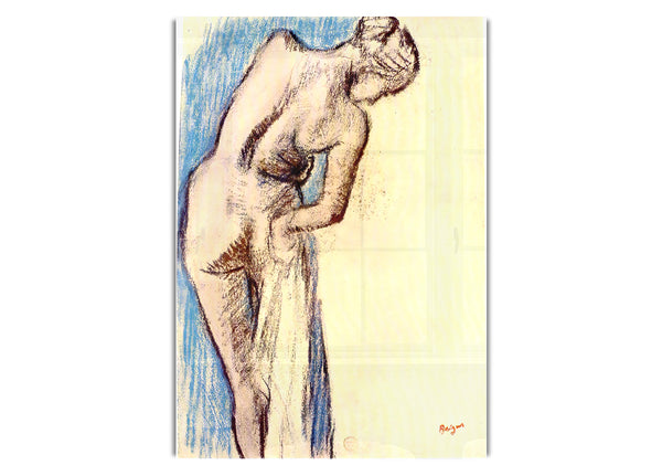 Female After The Bath By Degas