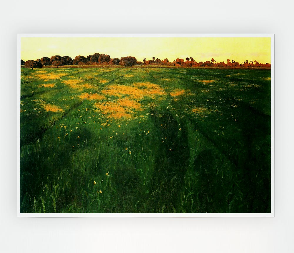 Felix Vallotton Field Of Green Oats Print Poster Wall Art