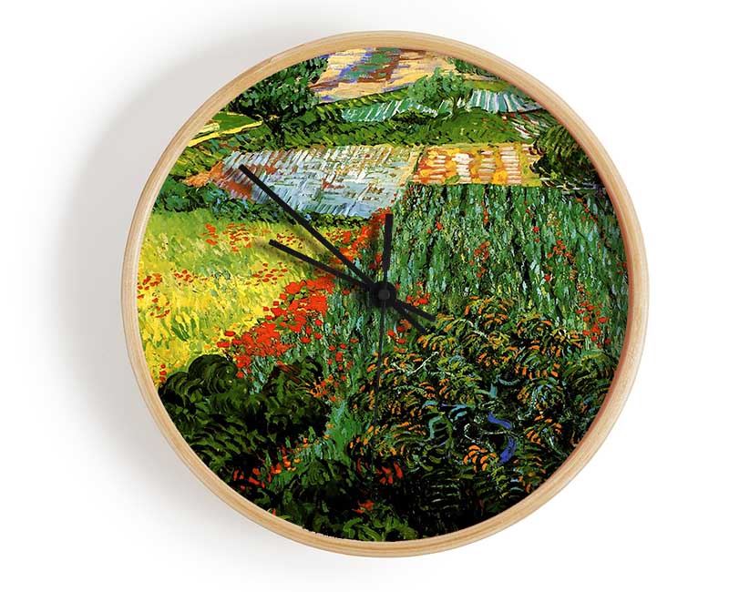 Van Gogh Field With Poppies Clock - Wallart-Direct UK