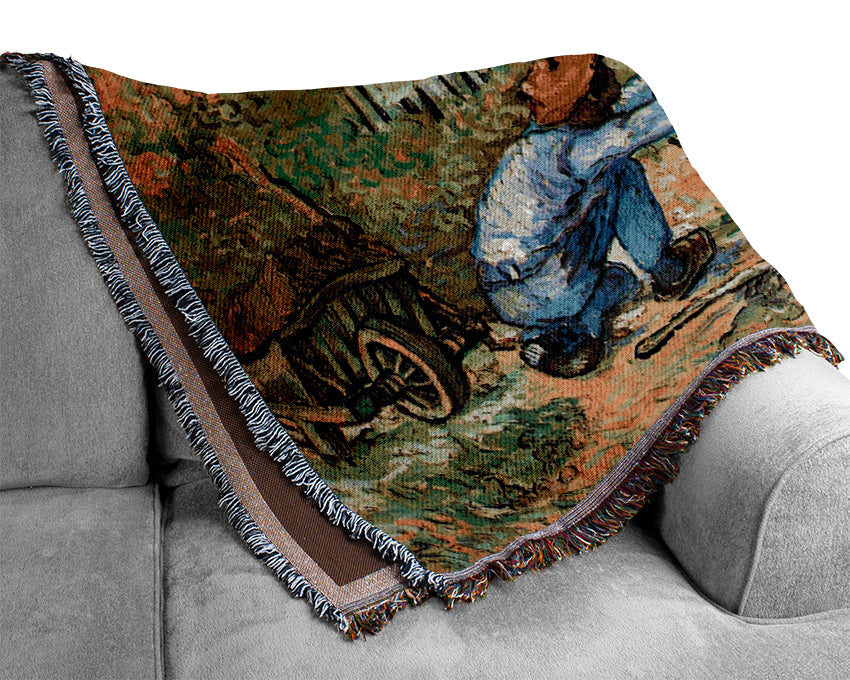 Van Gogh First Steps Woven Blanket