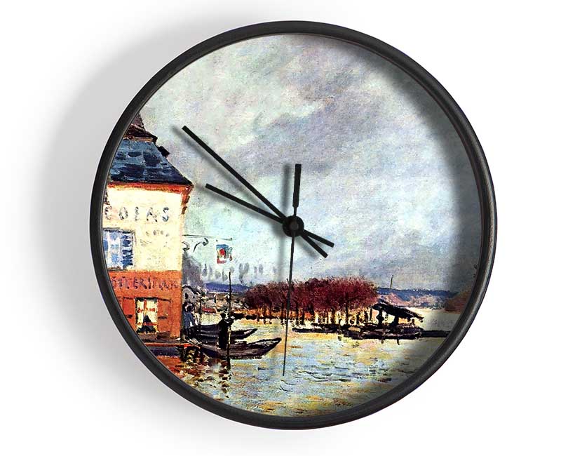 Sisley Flood At Port Marly 2 Clock - Wallart-Direct UK