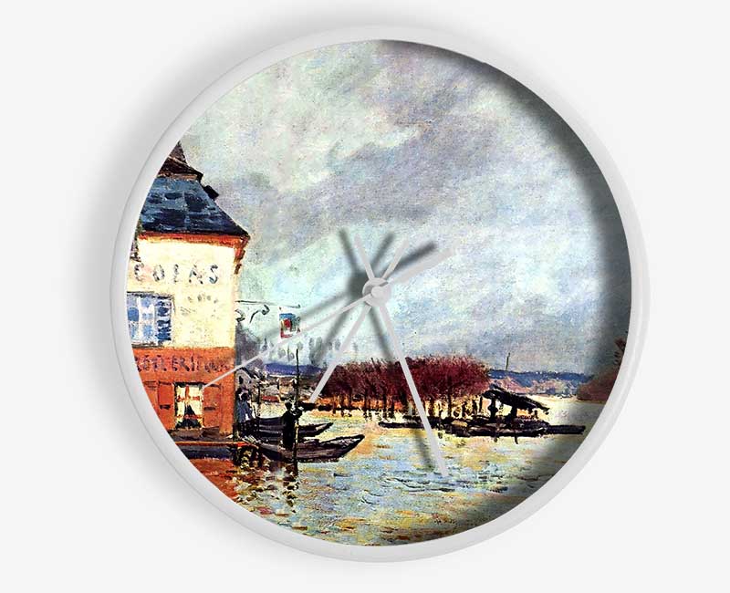 Sisley Flood At Port Marly 2 Clock - Wallart-Direct UK