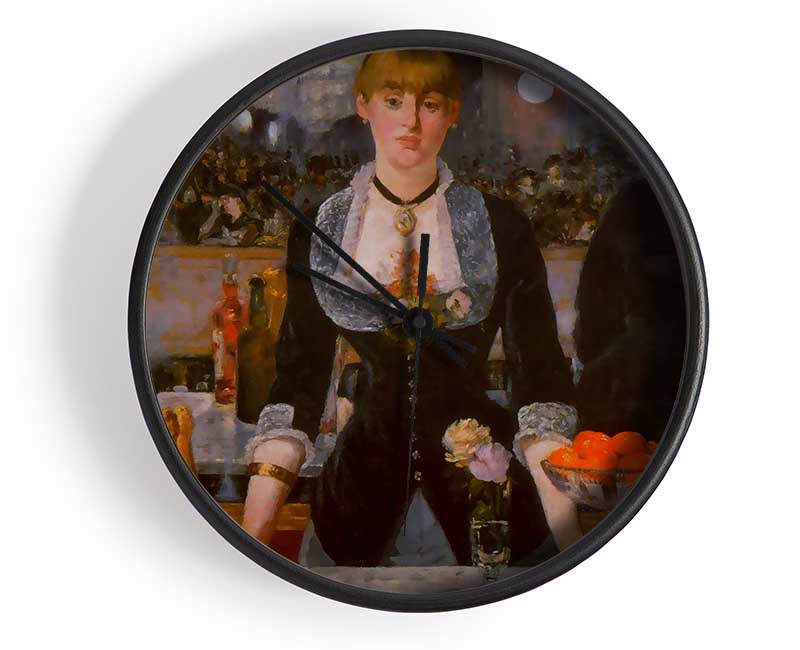 Manet Folies-Bergere Clock - Wallart-Direct UK