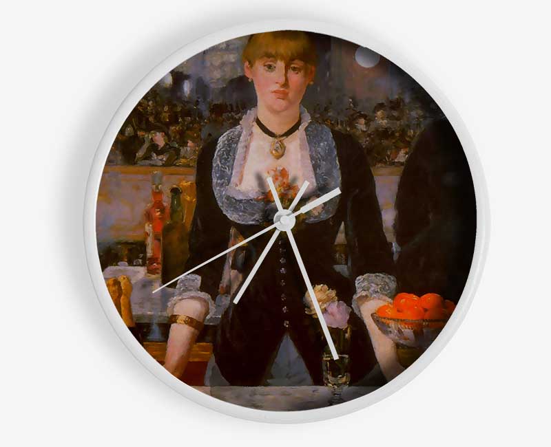 Manet Folies-Bergere Clock - Wallart-Direct UK