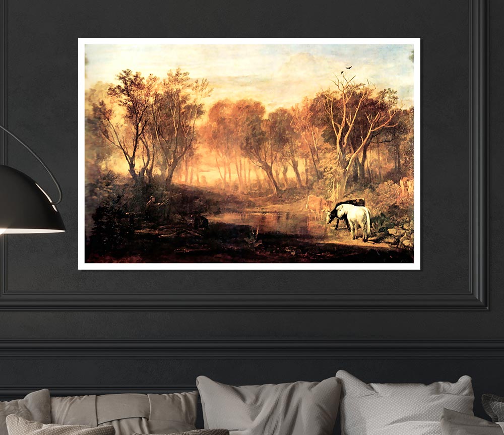 Joseph Mallord Turner Forest Of Bere Print Poster Wall Art