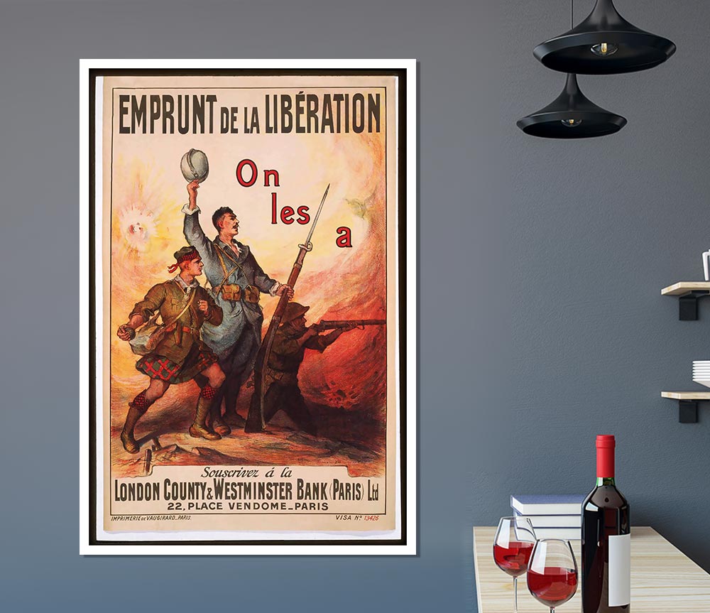 French Liberation 2 Print Poster Wall Art