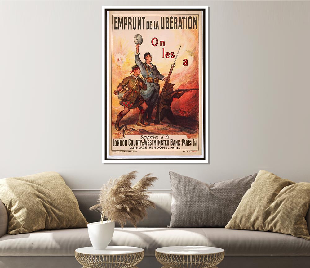 French Liberation 2 Print Poster Wall Art