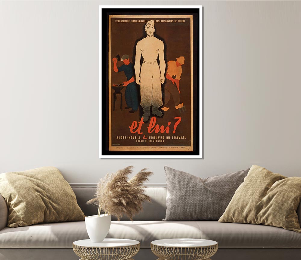 French Poster 4 Print Poster Wall Art