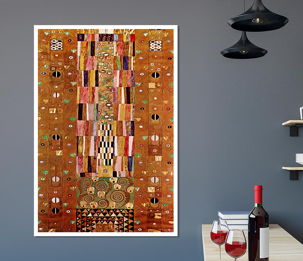 Klimt Frieze Print Poster Wall Art