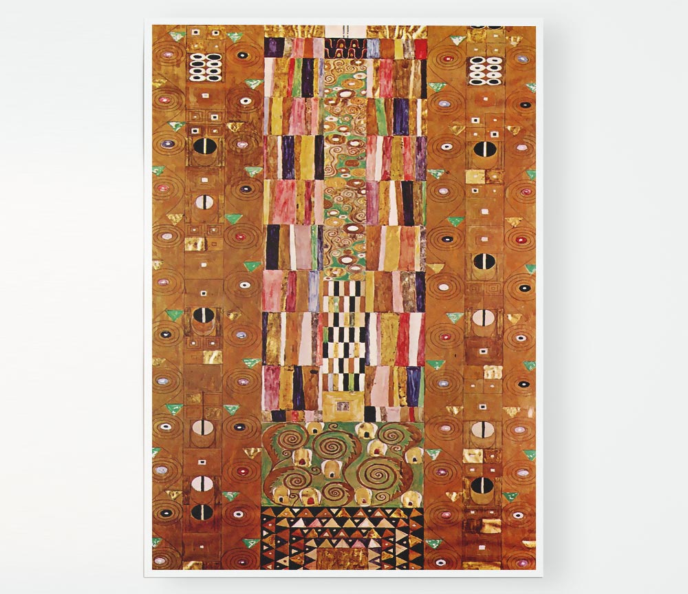 Klimt Frieze Print Poster Wall Art