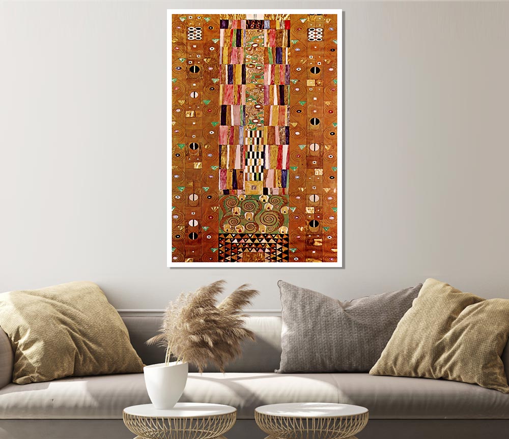 Klimt Frieze Print Poster Wall Art