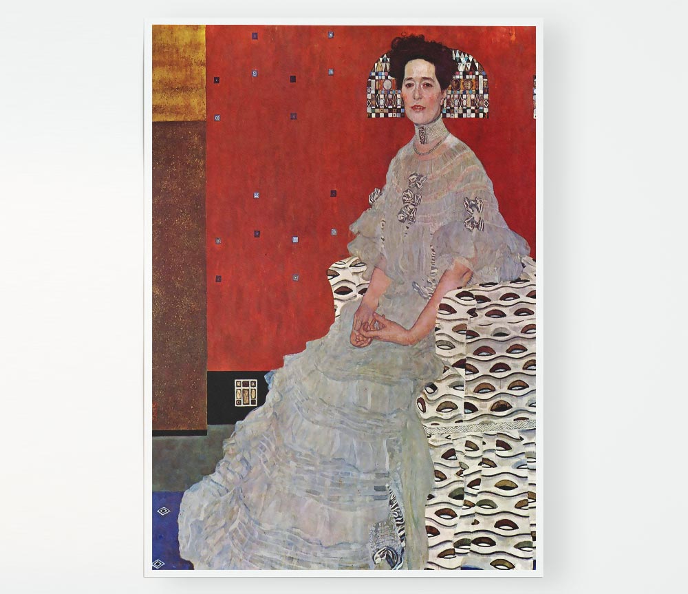 Klimt Fritza Reidler Print Poster Wall Art