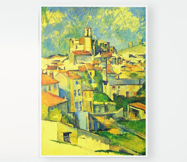 Cezanne Gardanne Print Poster Wall Art