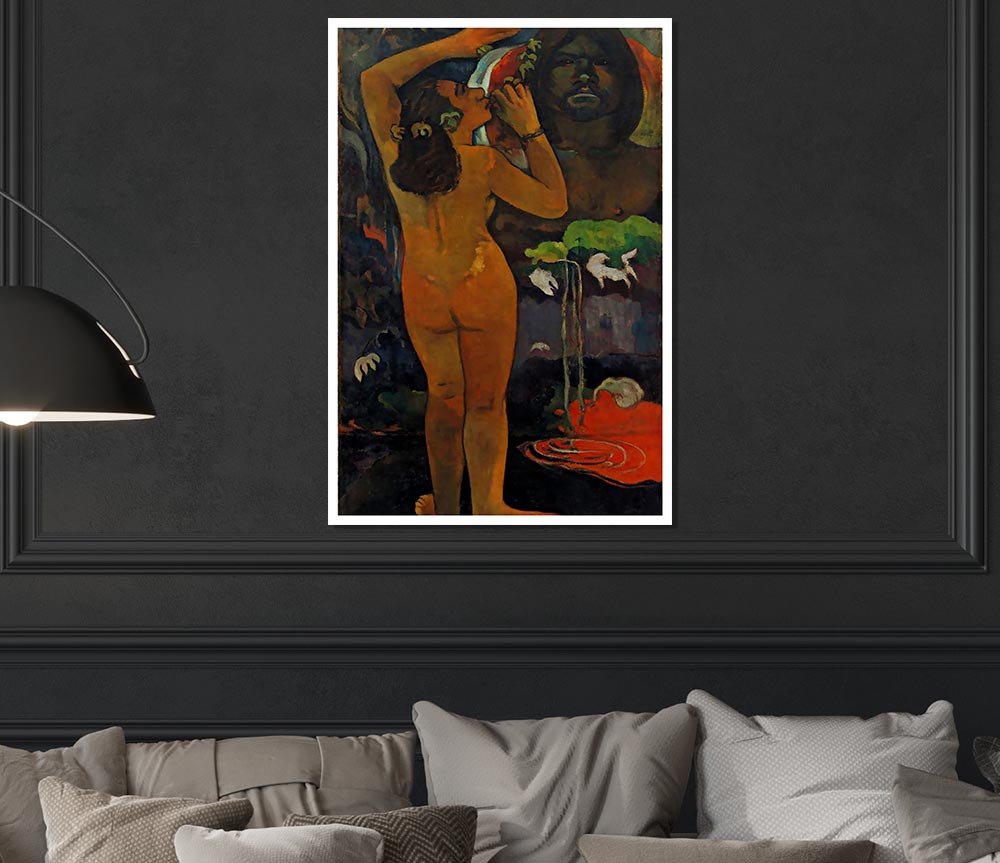 Gauguin The Moon And The Earth Print Poster Wall Art