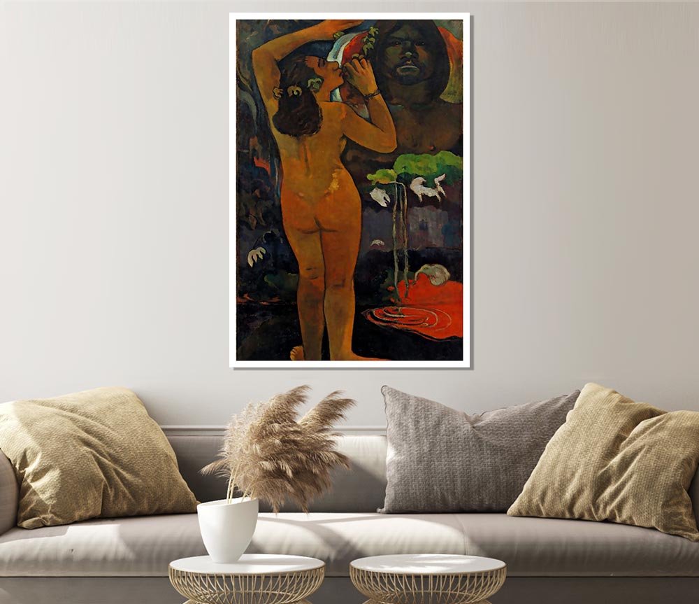 Gauguin The Moon And The Earth Print Poster Wall Art