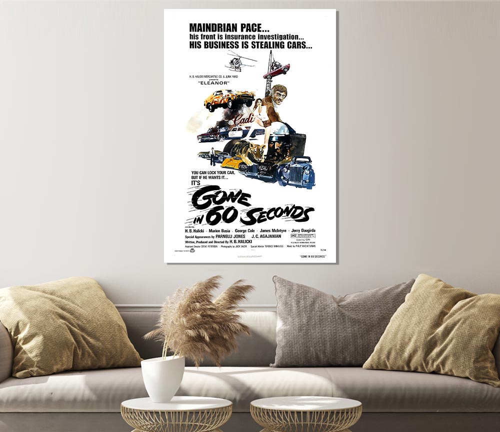 Gone In 60 Seconds Poster 1 Print Poster Wall Art