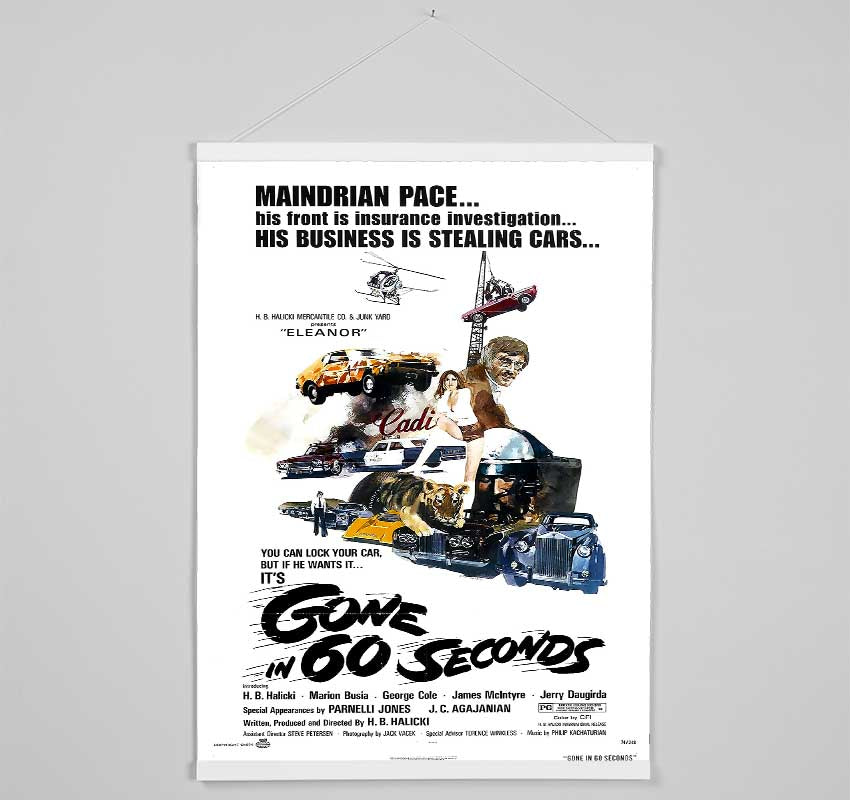 Gone In 60 Seconds Poster 1 Hanging Poster - Wallart-Direct UK