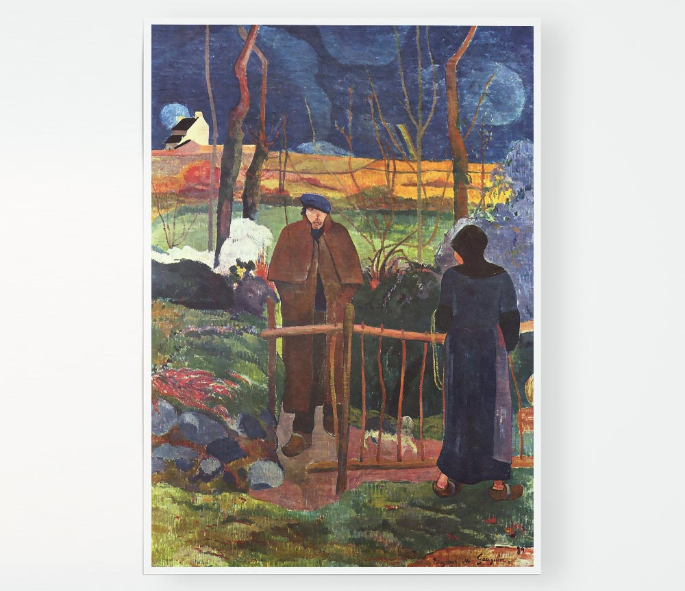 Gauguin Good Day Mr Gauguin Print Poster Wall Art