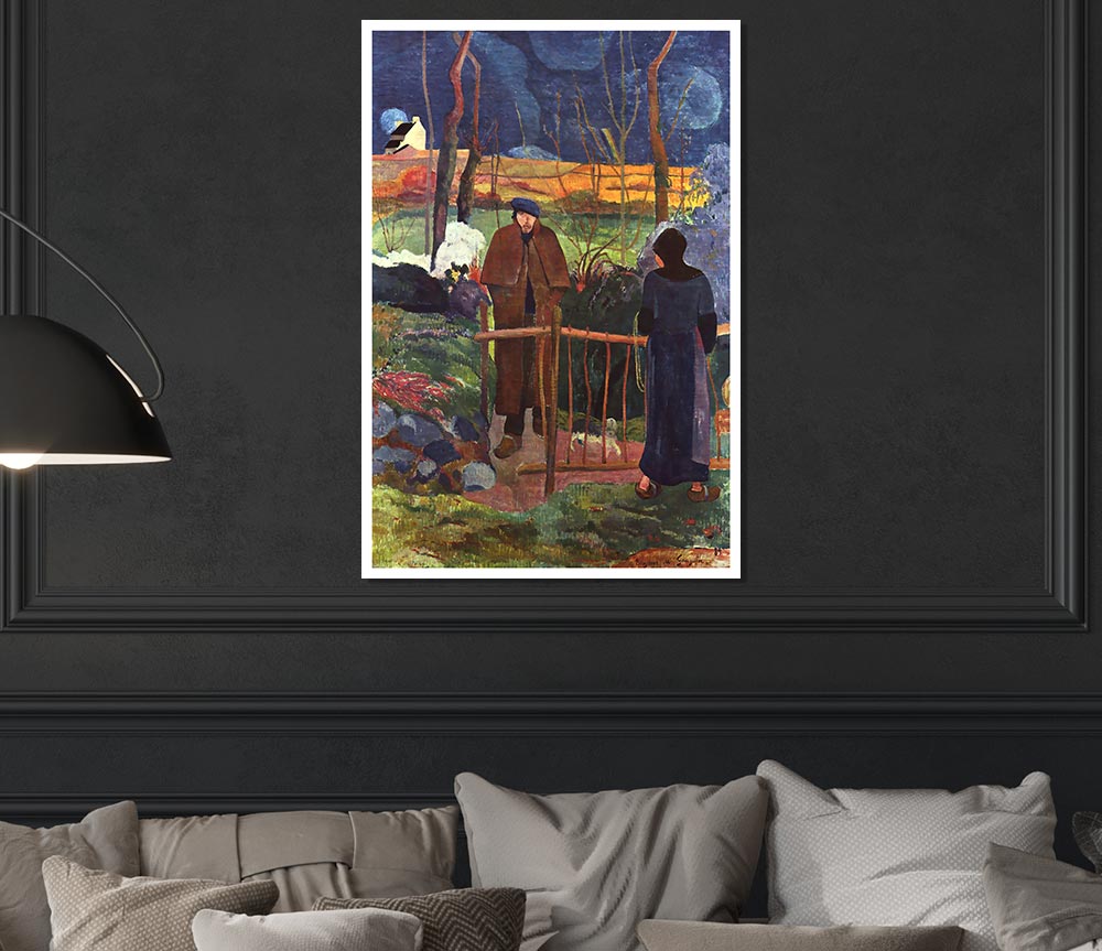 Gauguin Good Day Mr Gauguin Print Poster Wall Art