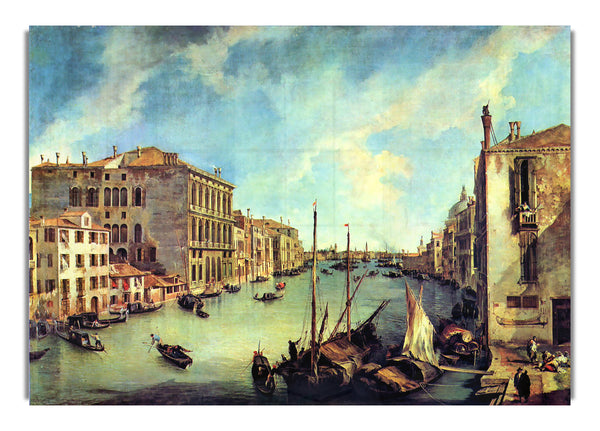 Canale Grande in San Vio von Canaletto