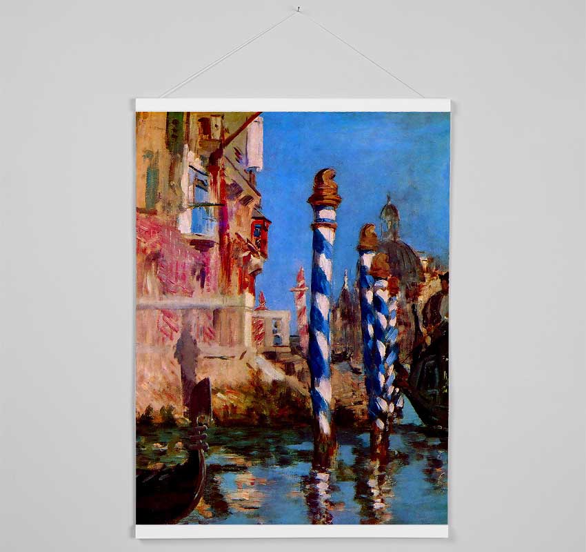 Manet Grand Canal In Venice Hanging Poster - Wallart-Direct UK