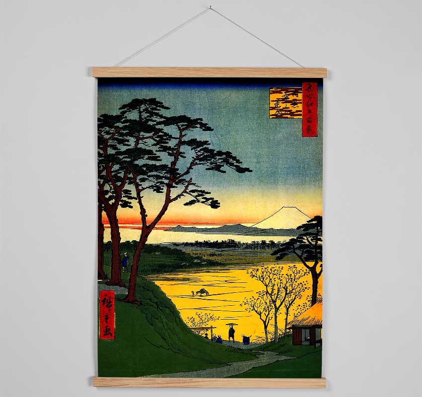 Hiroshige Grandpas Treehouse Hanging Poster - Wallart-Direct UK