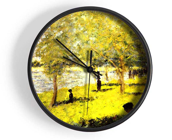 Seurat Group Of People Clock - Wallart-Direct UK