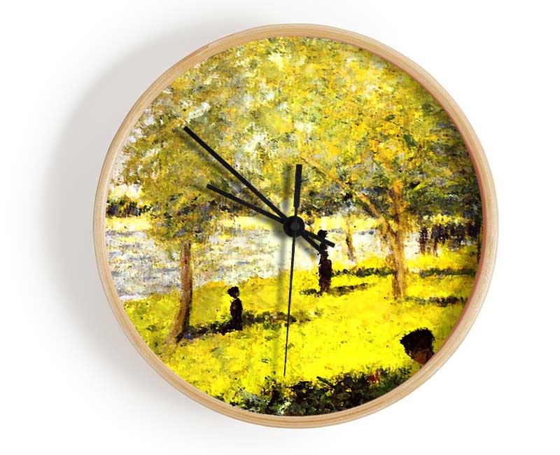 Seurat Group Of People Clock - Wallart-Direct UK