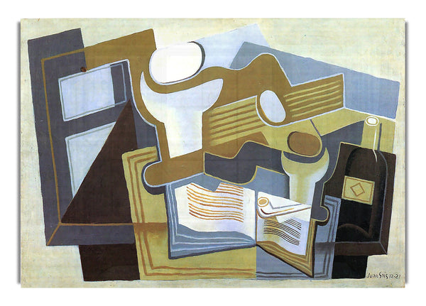 Gitarre und Obstschale [3] Von Juan Gris