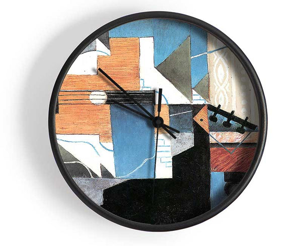 Juan Gris Guitar On A Table Clock - Wallart-Direct UK