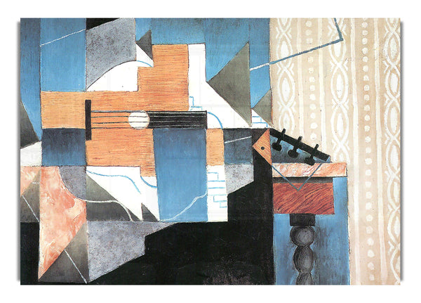 Gitarre auf einem Tisch von Juan Gris