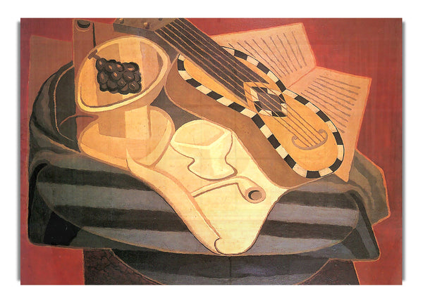 Gitarre mit Ornamenten von Juan Gris