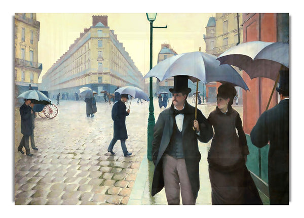 Gustave Caillebotte Pariser Straße an einem regnerischen Tag