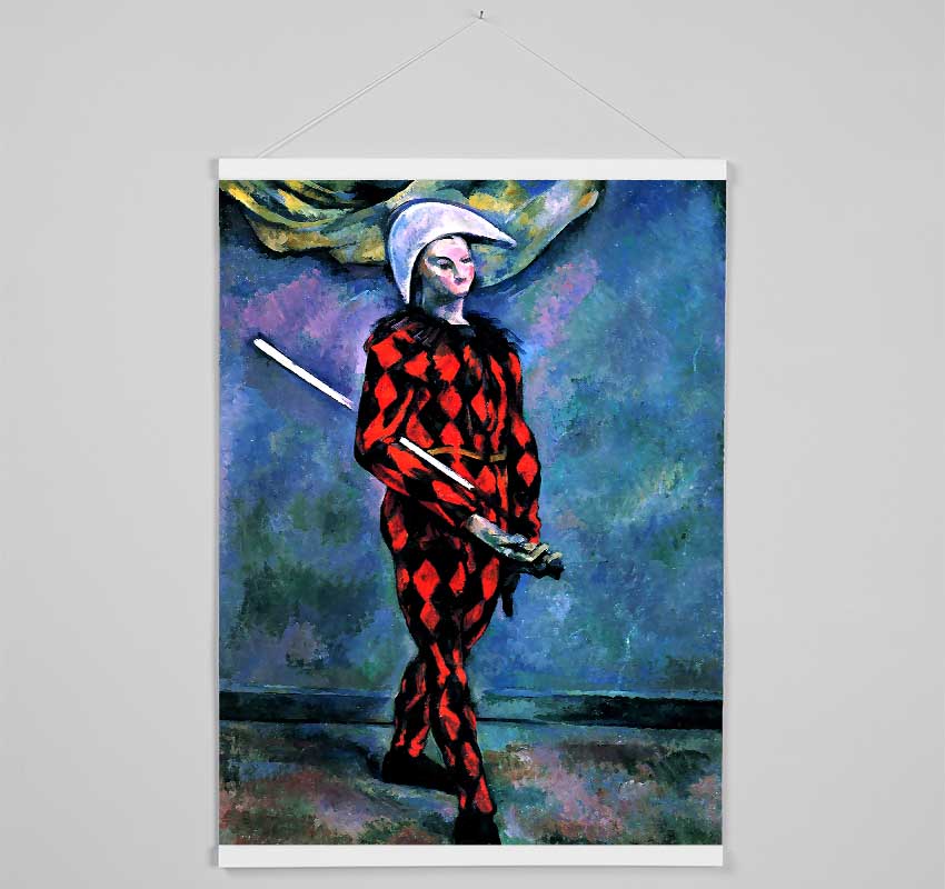 Cezanne Harlequin Hanging Poster - Wallart-Direct UK