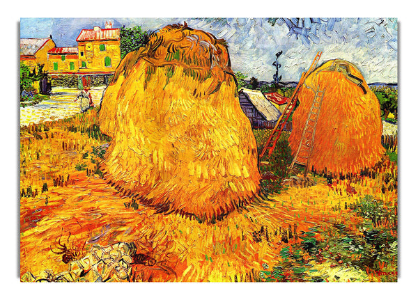 Heuhaufen in der Provence von Van Gogh