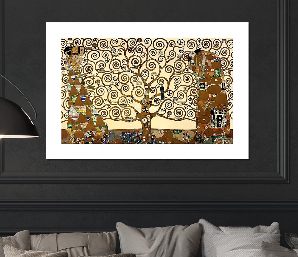 Klimt The Tree Of Life Print Poster Wall Art