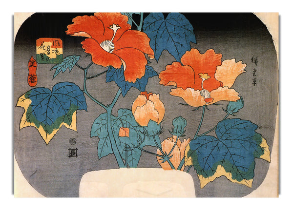 Hibiscus By Hiroshige