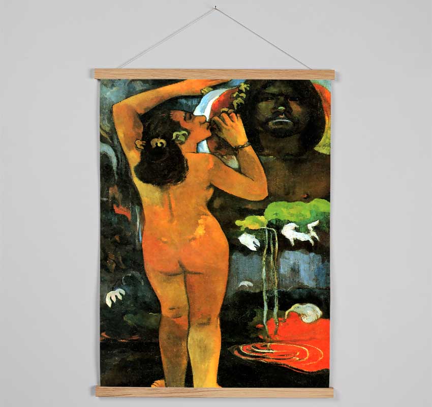 Gauguin Hina Tefatau Hanging Poster - Wallart-Direct UK