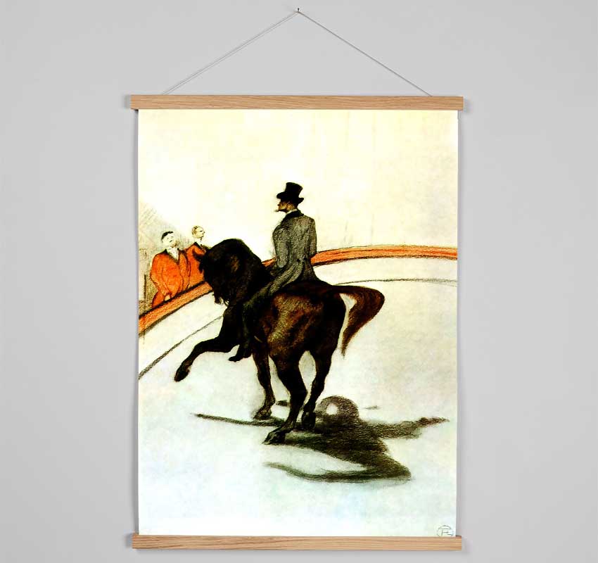 Toulouse Lautrec Horse In The Ring Hanging Poster - Wallart-Direct UK