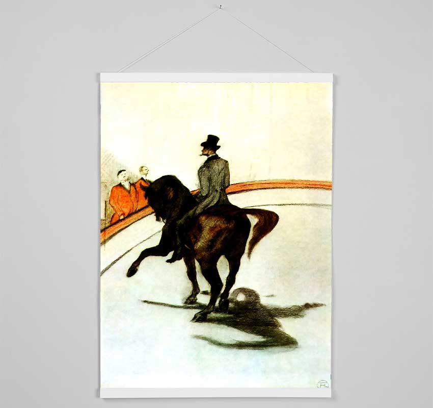 Toulouse Lautrec Horse In The Ring Hanging Poster - Wallart-Direct UK