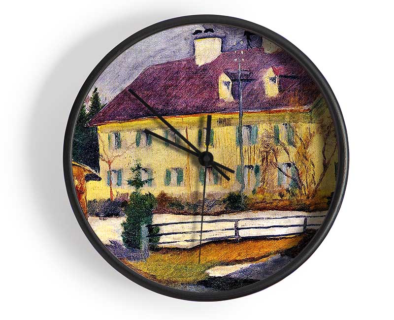 August Macke Hospital In Tegern Sea Clock - Wallart-Direct UK