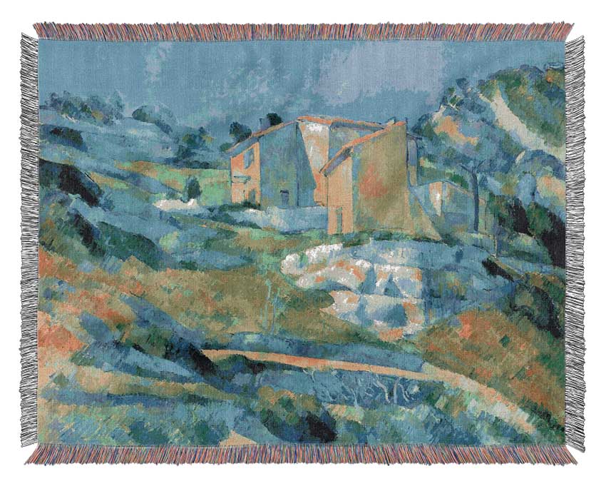 Cezanne House In The Provence Woven Blanket