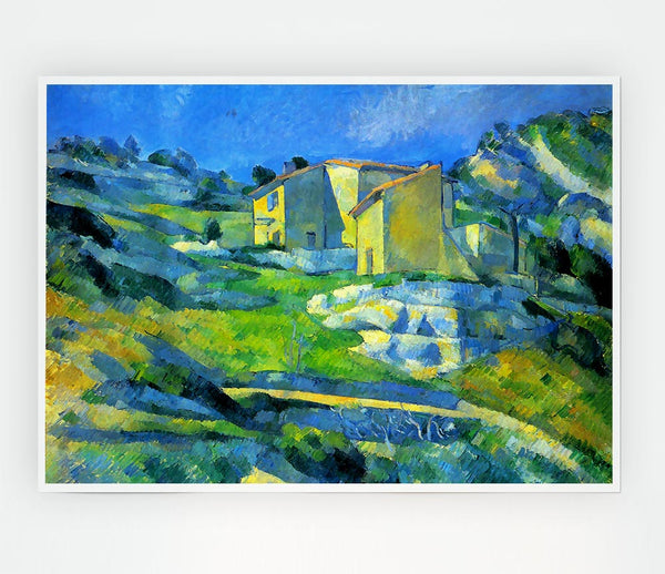 Cezanne House In The Provence Print Poster Wall Art