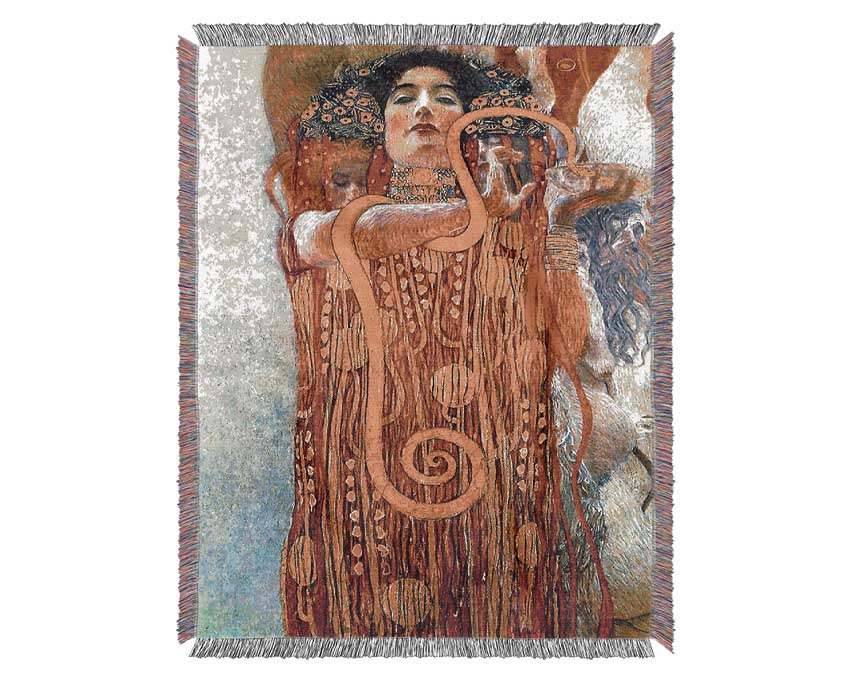 Klimt Hygeia Woven Blanket