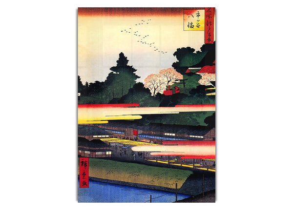 Ichigaya Hachiman Shrine By Hiroshige